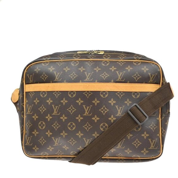 LOUIS VUITTON Reporter GM Crossbody Shoulder Bag Monogram Leather - Picture 1 of 14